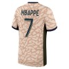 Maglia ufficiale Paris Saint Germain Mbappé 7 4th Jordan 2023-24 per Bambino